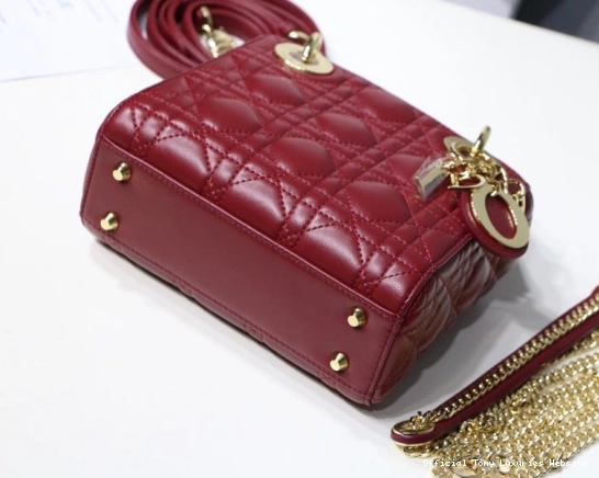 Tony Luxuries Lambskin With diro Mini Lady 0813